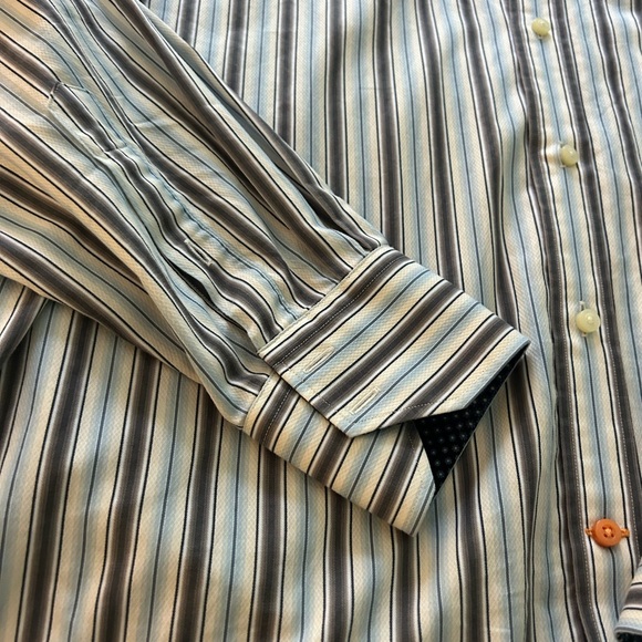 Striped Button Down Shirt - Picture 5 of 7